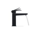 Duravit M Manhattan Waschtischarmatur MH1020001046 Ausladung 129mm, mit Zugstangen-Ablaufgarnitur, schwarz matt