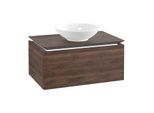 Villeroy & Boch Legato Waschtischunterschrank B569L0VH 80x38x50cm, mit LED-Beleuchtung, Arizona Oak