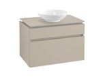 Villeroy & Boch Legato Waschtischunterschrank B57000VK 80x55x50cm, Soft Grey