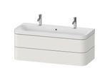 Duravit Happy D.2 Plus Möbelwaschtisch HP4379O39390000 117,5x49cm, 2 Schubkästen, nordic weiß seidenmatt