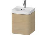 Duravit Happy D.2 Plus Möbelwaschtisch HP4344O71710000 40x36cm, 1 Tür, Anschlag rechts, mit Hahnloch, mediterrane Eiche