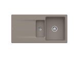 Villeroy & Boch Siluet Einbauspüle 333702TR mit Ablaufgarnitur und Exzenterbetätigung, Timber
