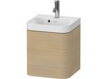 Duravit Happy D.2 Plus Möbelwaschtisch HP4340O71710000 40x36cm, 1 Tür, Anschlag links, mit Hahnloch, mediterrane Eiche