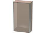 Duravit XSquare Halbhochschrank XS1303L8686 50x88x23,6cm, Tür links, cappuccino hochglanz