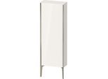 Duravit XViu Halbhochschrank XV1316RB235 50x133x24cm, 1 Tür, schwarz matt, Anschlag rechts, Eiche terra