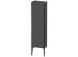 Duravit XViu Halbhochschrank XV1315LB249 40x24x133cm, schwarz matt, Tür links, graphit matt
