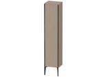 Duravit XViu Hochschrank XV1335LB275 40x36x177cm, schwarz matt, Tür links, leinen