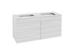 Villeroy und Boch Venticello Waschtisch-Unterschrank A94402E8 125,7 x 60,6 x 50,2 cm, Griff White, White Wood