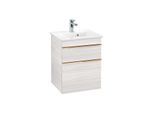 Villeroy und Boch Venticello Waschtisch-Unterschrank A92205E8 46,6 x 59 x 42,5 cm, Griff Copper, White Wood
