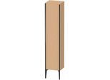 Duravit XViu Hochschrank XV1335RB212 40x36x177cm, schwarz matt, Tür rechts, eiche gebürstet