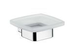 Emco Loft Seifenhalter 053001600 emco-steel, Kristallglas satiniert, Wandmodell