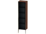 Duravit XViu Hochschrank XV1376LB113 50x36x177cm, Glastür, champagner matt, Tür links, amerikanischer nussbaum