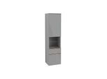 Villeroy und Boch Venticello Hochschrank A95205RA 40,4 x 154,6 x 37,2 cm, links, Griff Copper, Glass Glossy Grey