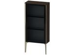 Duravit XViu Halbhochschrank XV1361LB169 50x24x89cm, Glastür, champagner matt, Tür links, nussbaum gebürstet