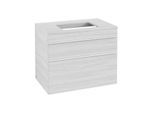 Villeroy und Boch Venticello Waschtisch-Unterschrank A94002E8 75,7 x 60,6 x 50,2 cm, Griff White, White Wood
