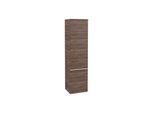 Villeroy und Boch Venticello Hochschrank A95102VH 40,4 x 154,6 x 37,2 cm, links, Griff White, arizona oak