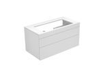 Keuco Edition 400 Waschtischunterbau 31582270000 105x54,6x53,5cm, ohne Hahnloch, weiß