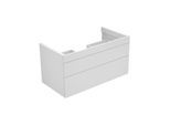 Keuco Edition 400 Unterschrank 31551450000 105x54,6x53,5cm, 2 Auszüge, trüffel Strukturlack