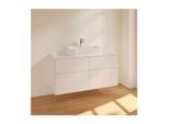 Villeroy & Boch Finion Unterschrank F13100GF 4 Auszüge, 1200 x 603 x 501 mm, Glossy White Lacquer / Glass White Matt