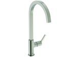 Ideal Standard Gusto Küchenarmatur BD411GN silver storm, mit hohem eckigen Rohrauslauf