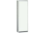 Emco Asis Modul 300 Schrankmodul 977027463 aluminium/optiwhite, Glastür, Unterputzmodell