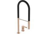 Ideal Standard Gusto Küchen-2-Loch-Armatur BD425J4 sunset rose, mit 2-Funktionshandbrause aus Metall
