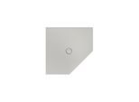 Bette BetteFloor Caro Duschfläche 7211-410AE Antirutsch/Pro, silver, 100x100cm