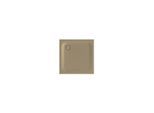 Bette BetteUltra Duschwanne 5930-417AE 90x90x2,5cm, Antirutsch/Pro, hazel