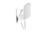 Keuco iLook_move Kosmetikspiegel 17613179001 Aluminium-finish, Stecker-Transformator, Wandmodell, beleuchtet, 200 x 200 mm