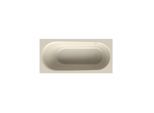 Bette BetteComodo Badewanne 1643-001PLUS 170x80x45cm, Überlauf hinten, Fußende rechts, Glasur, pergamon
