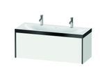 Duravit XViu Waschtisch-Unterschrank XV4613OB218P 120x48cm, 1 Auszug, schwarz matt, Rahmen P, weiß matt