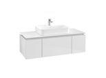 Villeroy & Boch Legato Waschtischunterschrank B75700DH 120x38x50cm, Glossy White