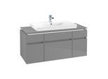 Villeroy & Boch Legato Waschtischunterschrank B697L0FP 120x55x50cm, mit LED-Beleuchtung, Glossy Grey