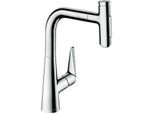hansgrohe Talis Küchenarmatur 72824000 chrom, Ausziehbrause, 2et