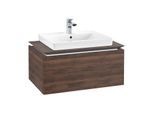 Villeroy & Boch Legato Waschtischunterschrank B678L0VH 80x38x50cm, mit LED-Beleuchtung, Arizona Oak