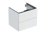 Geberit One Waschtisch-Unterschrank 505261002 59,2 x 50,4 x 47 cm, weiß/lackiert matt, 2 Schubladen