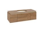 Villeroy und Boch Legato Waschtischunterschrank B75700RH 120x38x50cm, Waschtisch mittig, Kansas Oak