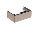 Geberit One Waschtisch-Unterschrank 505072005 74 x 50,4 x 47 cm, Eiche/Melamin Holzstruktur, 1 Schubladen