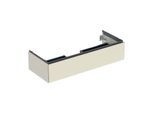 Geberit One Waschtisch-Unterschrank 505075004 118,4 x 50,4 x 47 cm, sand-grau/lackiert hochglänzend, 1 Schubladen