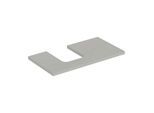 Geberit One Waschtisch-Platte 505293007 90 x 3 x 47 cm, greige/lackiert matt, Ausschnitt links