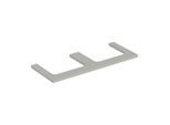 Geberit One Waschtisch-Platte 505345007 120 x 3 x 47 cm, greige/lackiert matt, Ausschnitt zweifach
