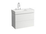 LAUFEN Kartell Waschtisch-Unterschrank H4076180336401 60x88x45cm, 2 Schubladen, weiß matt