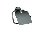 Grohe Essentials WC-Papierhalter 40367A01 hard graphite, mit Deckel, verdeckte Befestigung