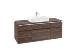 Villeroy & Boch Legato Waschtischunterschrank B760L0VH 140x55x50cm, mit LED-Beleuchtung, Arizona Oak