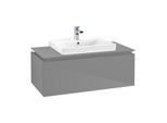 Villeroy & Boch Legato Waschtischunterschrank B68000FP 100x38x50cm, Glossy Grey