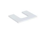 Geberit One Waschtisch-Platte 505271002 60 x 3 x 47 cm, weiß/lackiert matt, Ausschnitt mittig