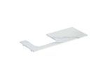 Geberit One Waschtisch-Platte 505135001 120x2x47cm, Ausschnitt links, Steinzeug, Marmoroptik weiß/matt