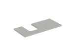 Geberit One Waschtisch-Platte 505294007 105 x 3 x 47 cm, greige/lackiert matt, Ausschnitt links