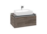 Villeroy und Boch Legato Waschtischunterschrank B75300RK 80x38x50cm, Waschtisch mittig, Stone Oak