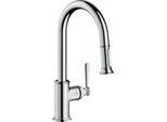 hansgrohe Axor Montreux Küchenarmatur 16581000 chrom, Ausziehbrause, Schwenkbereich verstellbar